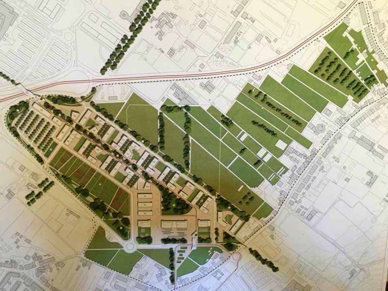 Caserma Lupi di Toscana mappa progetto vincitore - Caserma Gonzaga planimetria