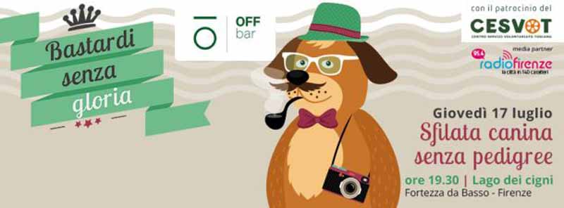 Bastardi senza gloria, sfilata canina Off Bar Firenze
