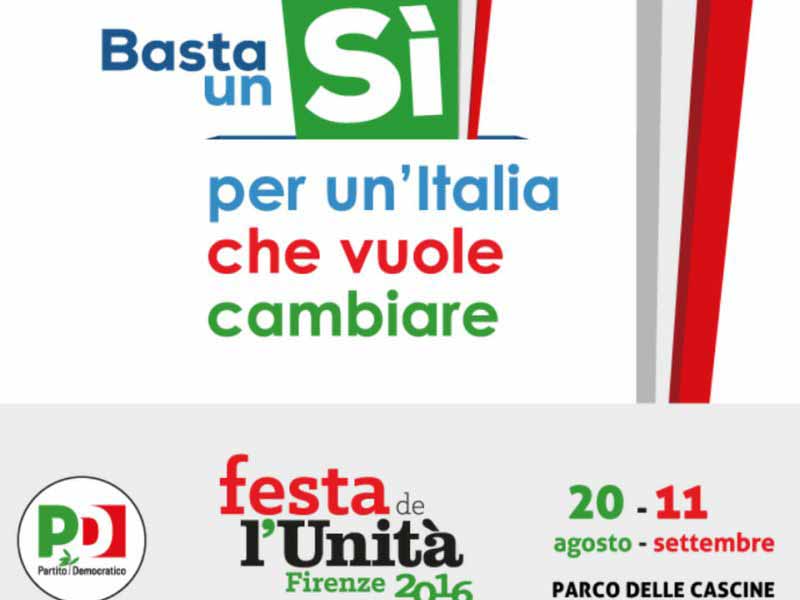 Il programma 2016 della Festa dell’Unità di Firenze 1 Programma Festa Unità Firenze 2016