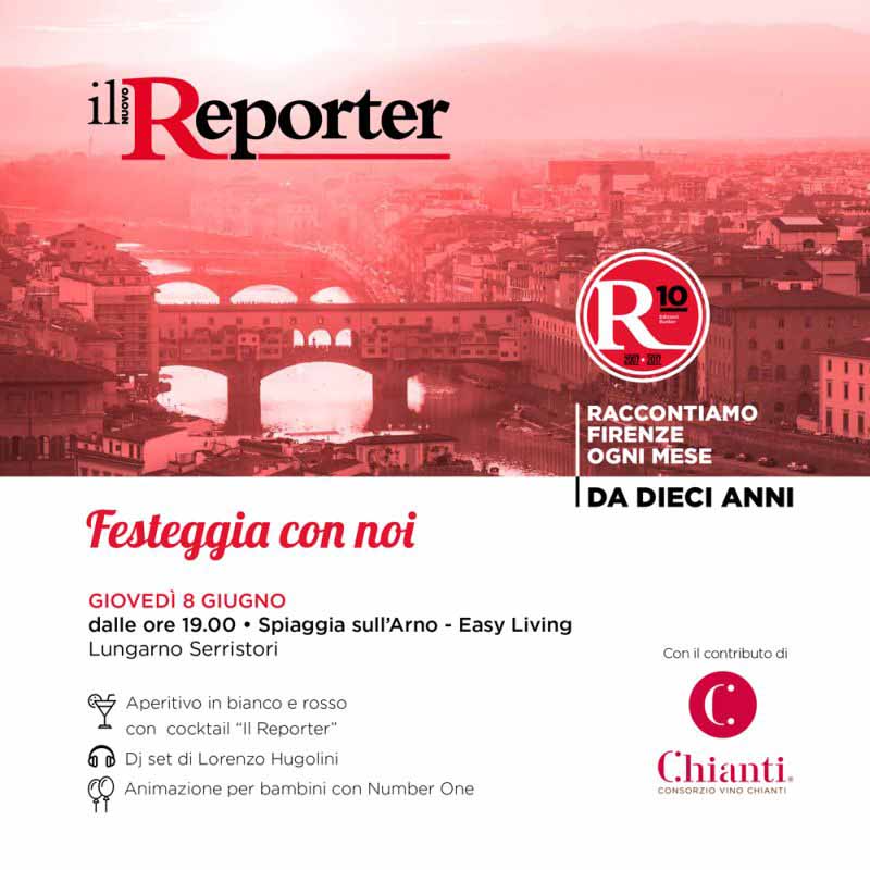 Siamo cambiati, non solo nel nome del direttore 1 Festa Il Reporter spiaggia sull'Arno